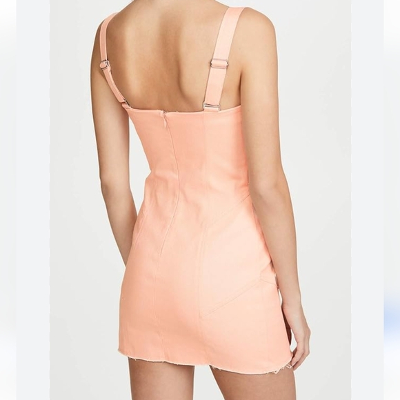 For Love & Lemons Peach Monika Hook Front Dress - Picture 3 of 15